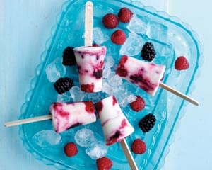 sharingourfoodadventures.com Recipe:  Summer Berries Iced Lollies (Courtesy of Good Food Channel)