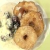 Apple Fritters with Blackberries Recipe