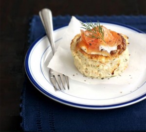 Smoked Salmon Souffles Recipe - courtesy BBC Good Food