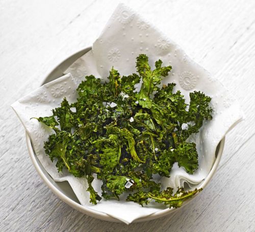 Spiced Kale Crisps Recipe - courtesy Emily Kidd for Good Food