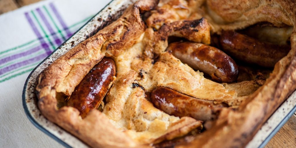 Autumnal Recipes - Part Three. Toad in the Hole - courtesy Galton Blackiston for Great British Chefs.